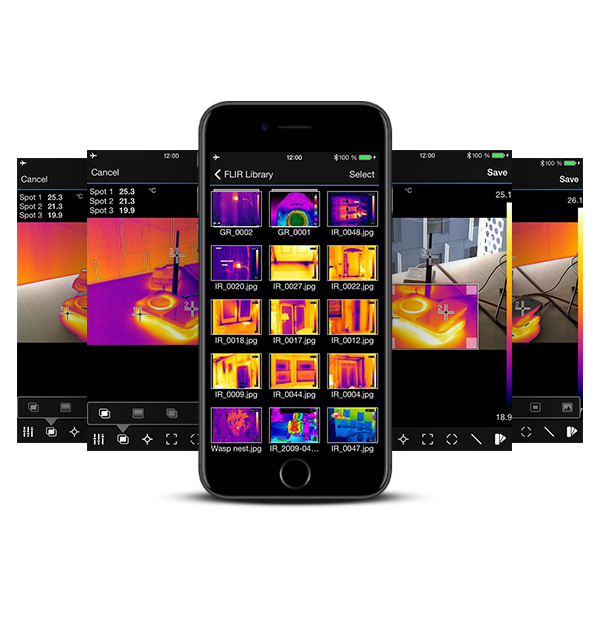 Aplicación de herramientas FLIR