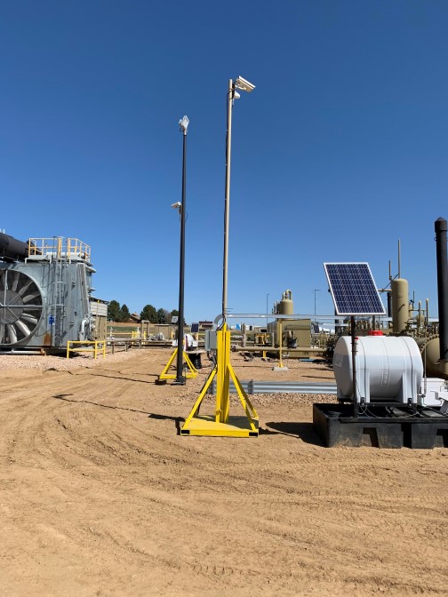 FLIR Cameras on Clean Connect.ai Stand at O&amp;G Site.jpg